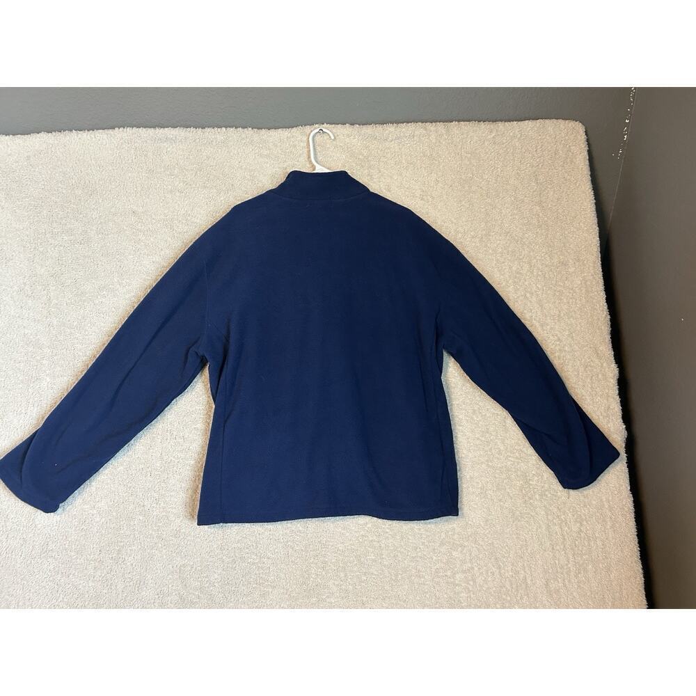 Saddlebred 1/4 Zip Fleece Sweat Shirt Mens Size XL Blue - Picture 7 of 8